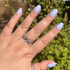 Sparkle Accent | Short | Round - Tab Press-On