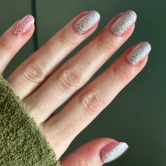 Cherry Super Sparkle - Press On | Short | Round