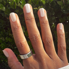 Marshmallow Velvet - Press-On | Extra Short | Squoval