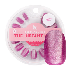 Pink Dream Velvet - Press-On | Short | Round