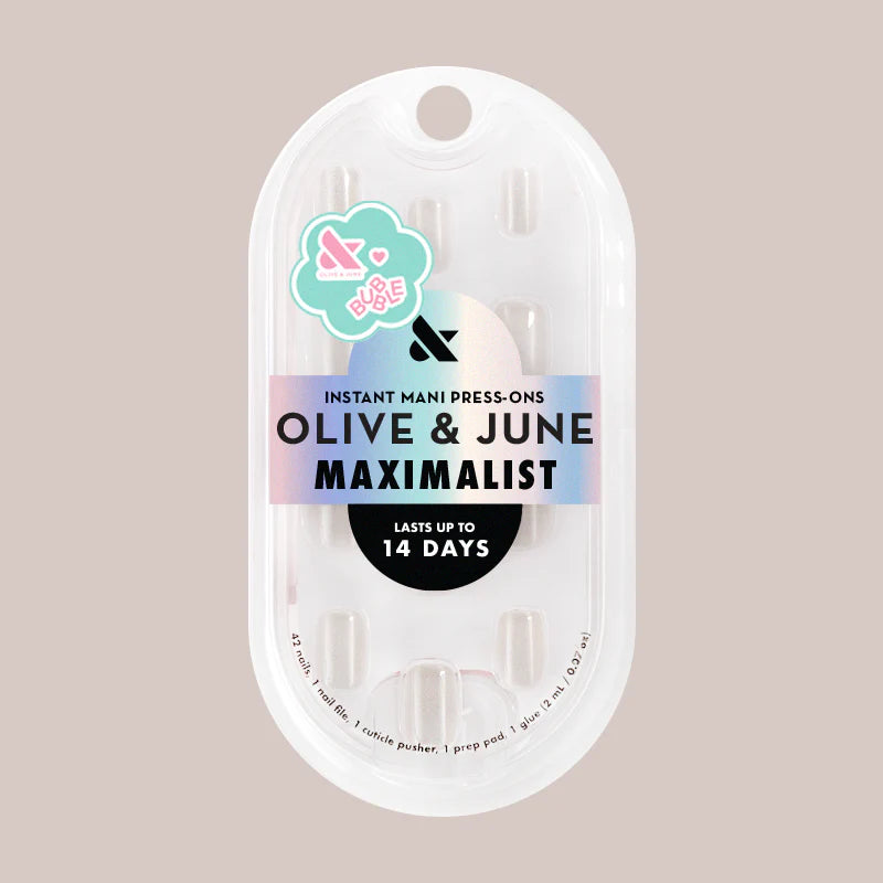 Marshmallow Velvet - Press-On | Extra Short | Squoval