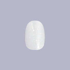 Milky Shimmer - Press-On | Short | Round